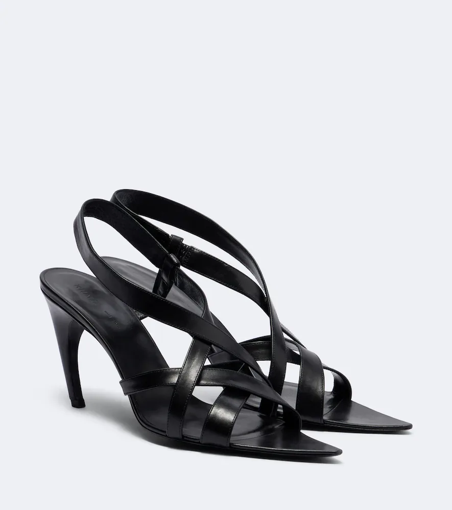 Sadie Leather Slingback Sandals
