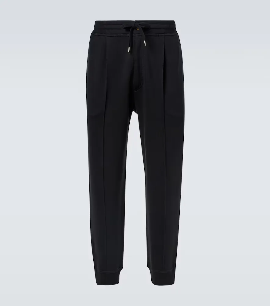 Cotton-Blend Sweatpants by Brunello Cucinelli