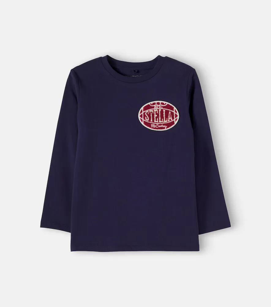 Patch-Appliqué Cotton Jersey T-Shirt by Stella McCartney