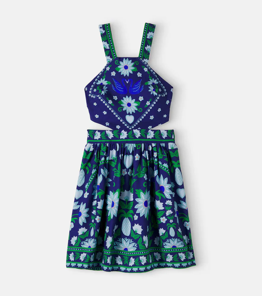 Floral Halterneck Dress by Fabula