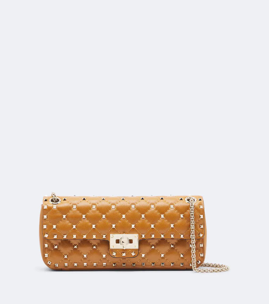 Rockstud Spike Medium Leather Shoulder Bag by Valentino Garavani