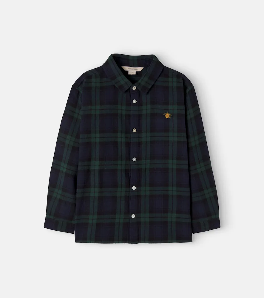 Checky Cotton Shirt by Konges Slojd