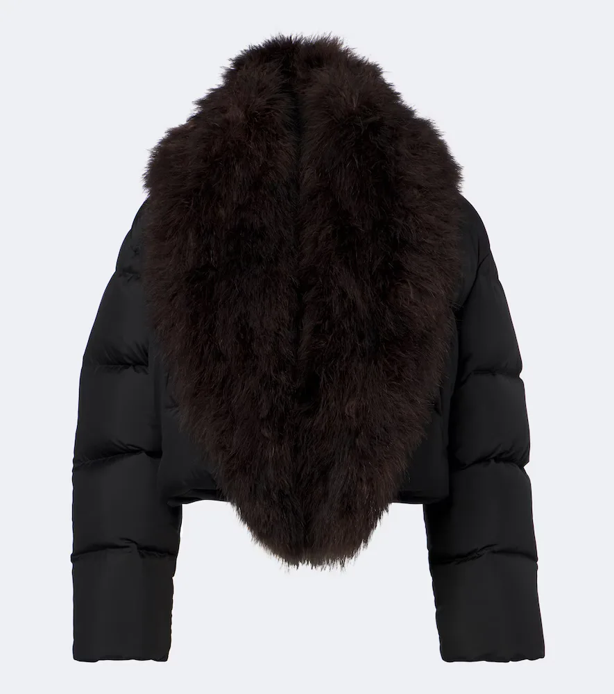 Technical Silk Padded Puffer Jacket by Gucci