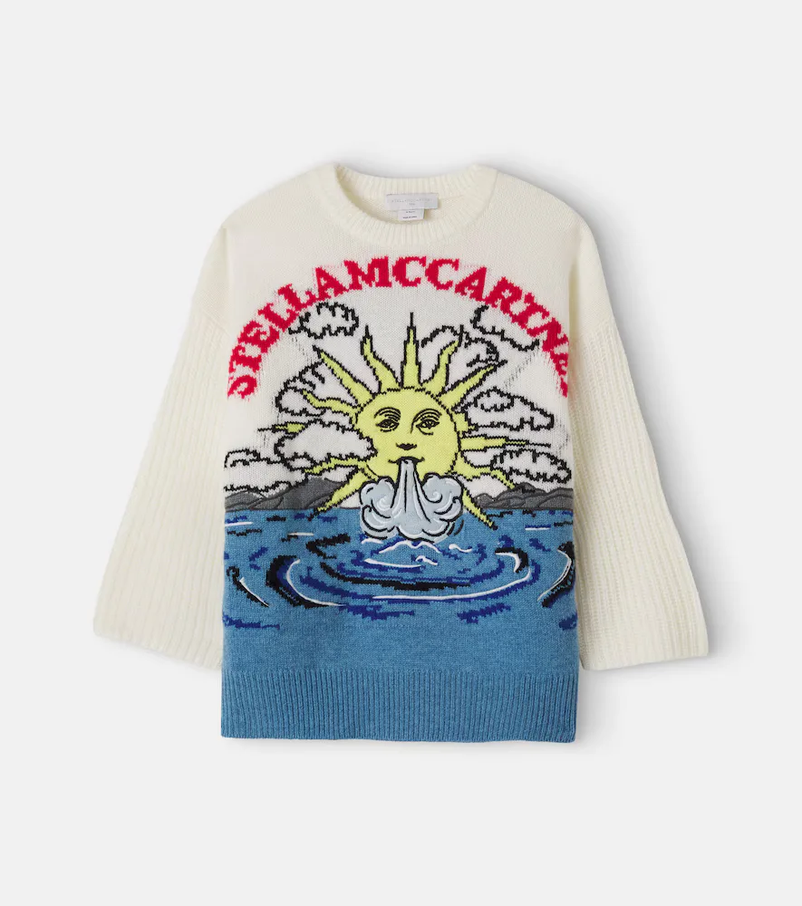 Intarsia Wool Sweater by Stella McCartney