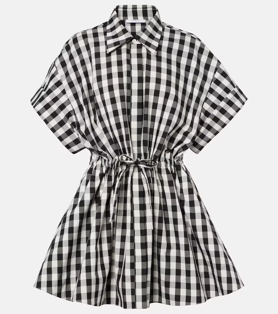 Checked Cotton-Blend Shirt Dress by GIVENCHY