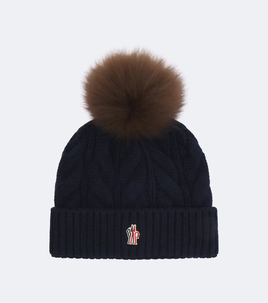 Grenoble Wool and Cashmere Beanie by Moncler