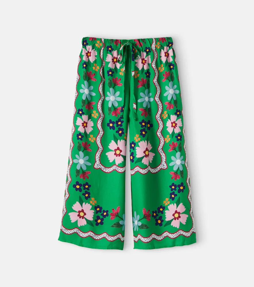 Floral Wide-Leg Pants by Fabula