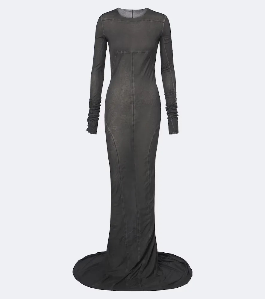 Drkshdw Edfu Cotton Jersey Gown by Rick Owens
