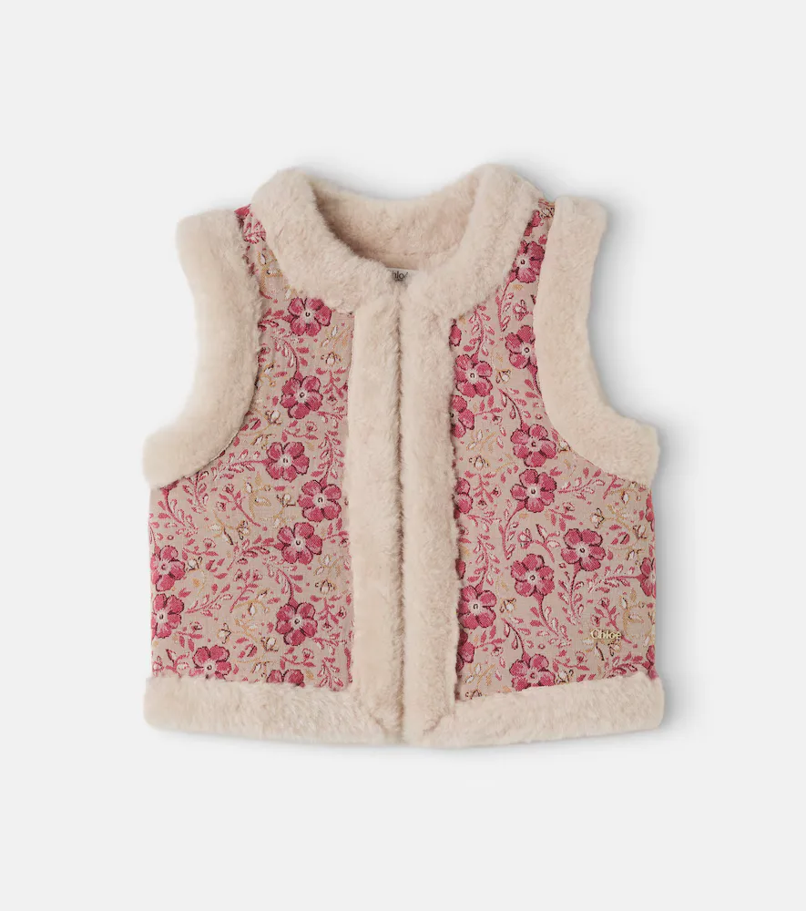 Floral Jacquard Vest by Chloé