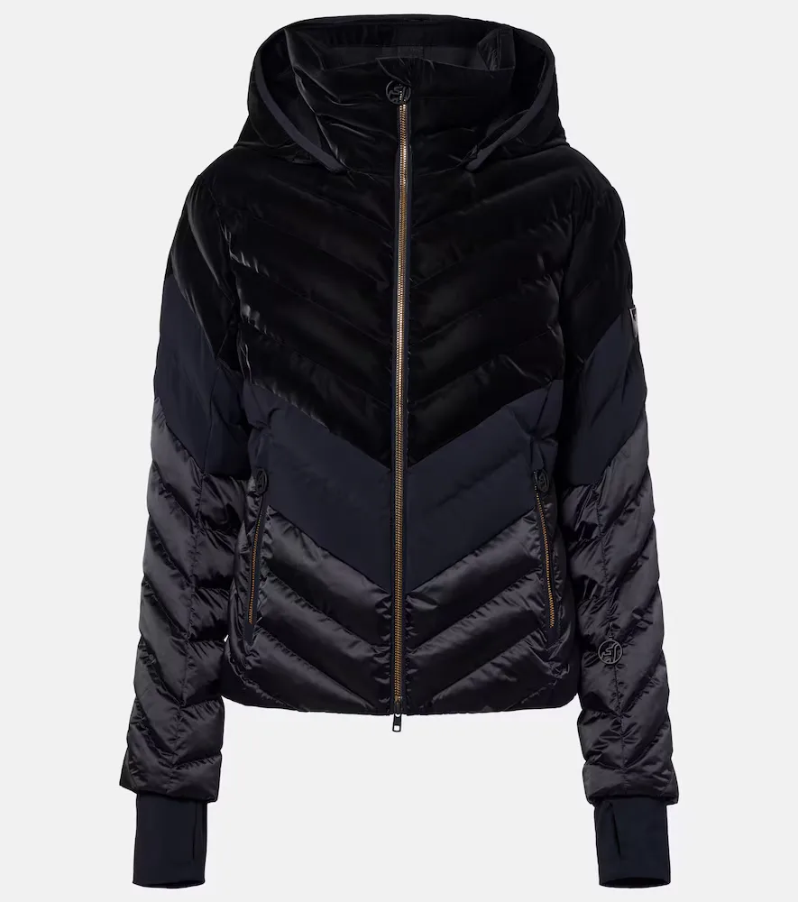 Kimberly Hooded Velvet Ski Jacket by Toni Sailer