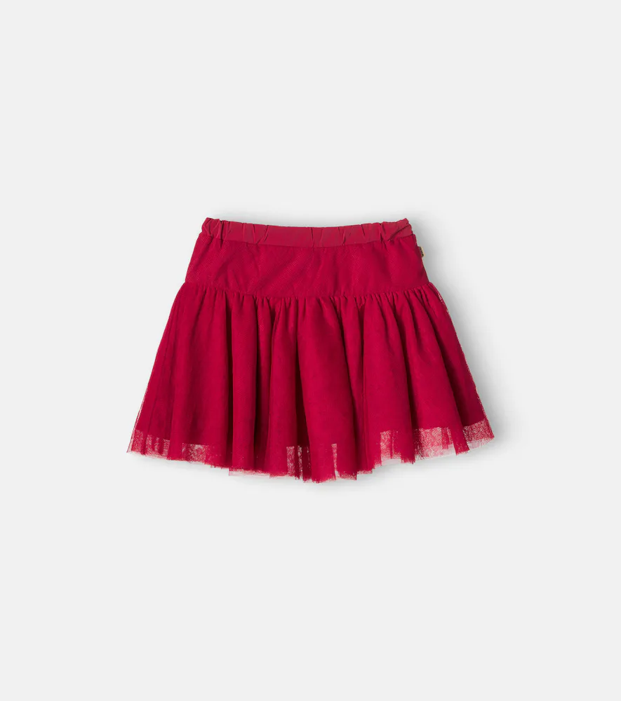 Pleated Tulle Skirt by Wheat