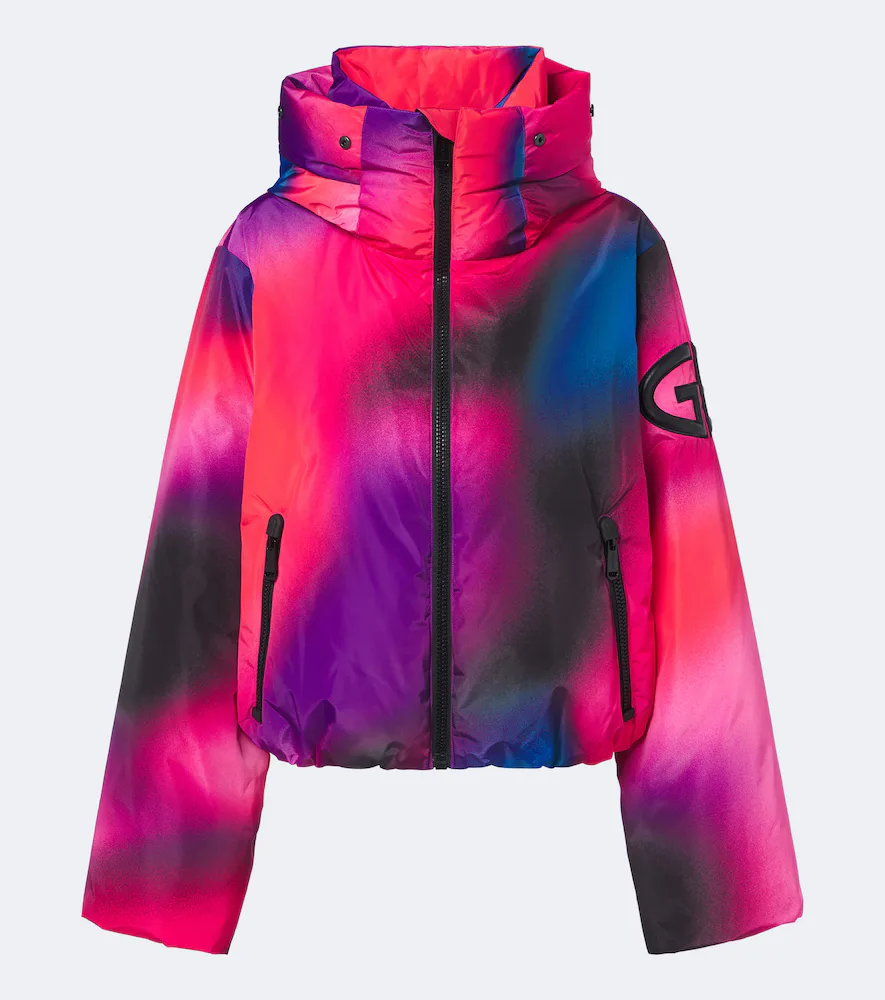 Sansu Hooded Printed Ski Jacket by Goldbergh
