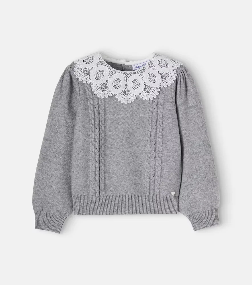 Embroidered Sweater by Tartine Et Chocolat
