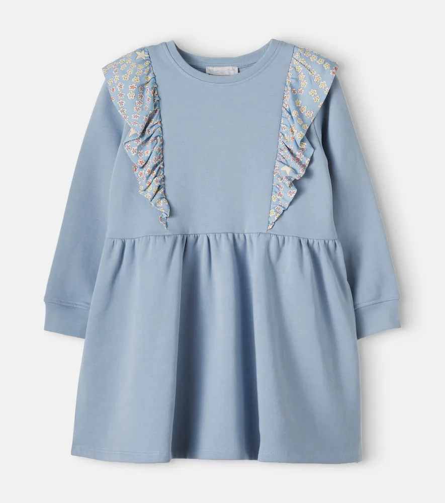 Ruffled Cotton Jersey Dress by Stella McCartney