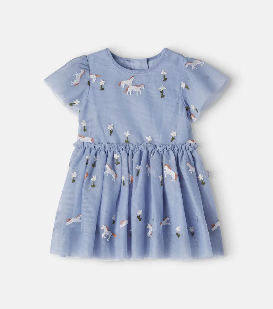 Printed Tulle Dress by Stella McCartney