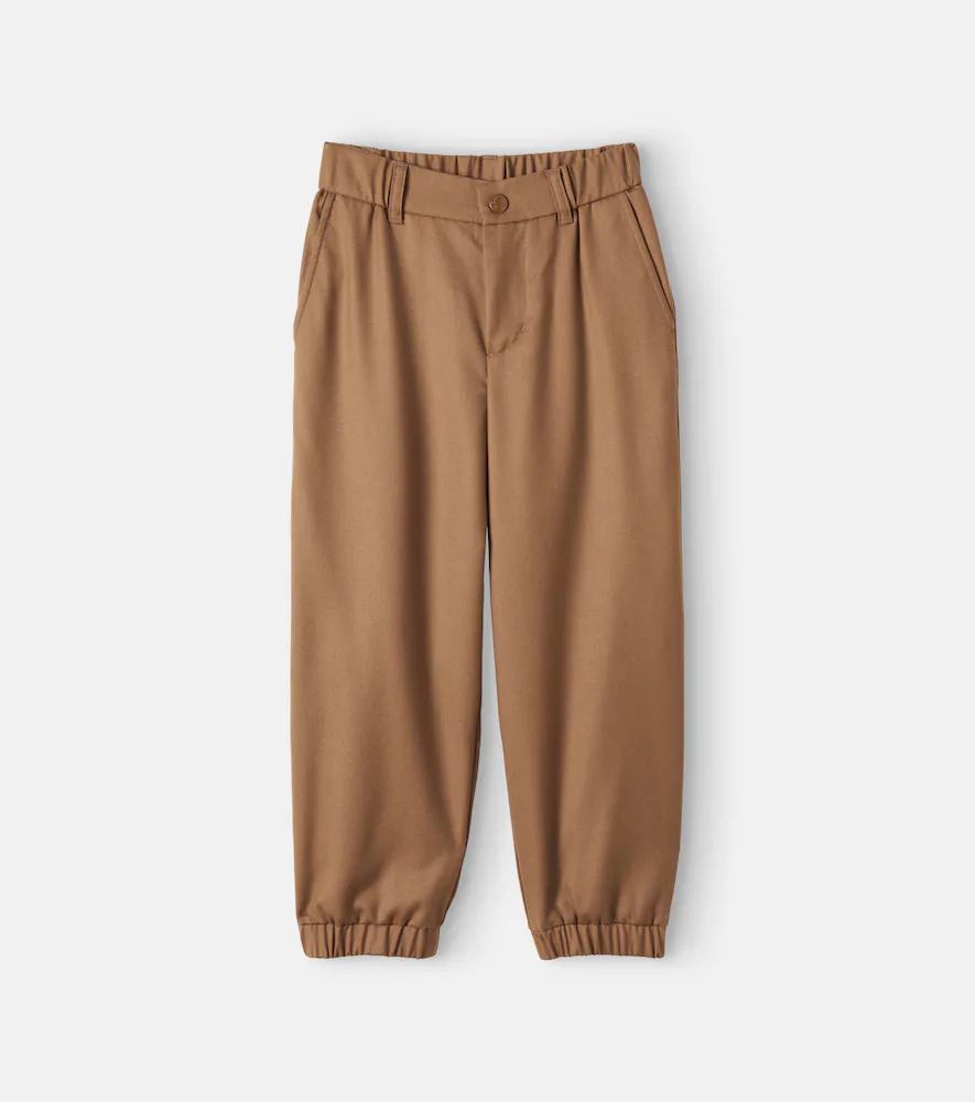 Enfant Virgin Wool Pants by Moncler