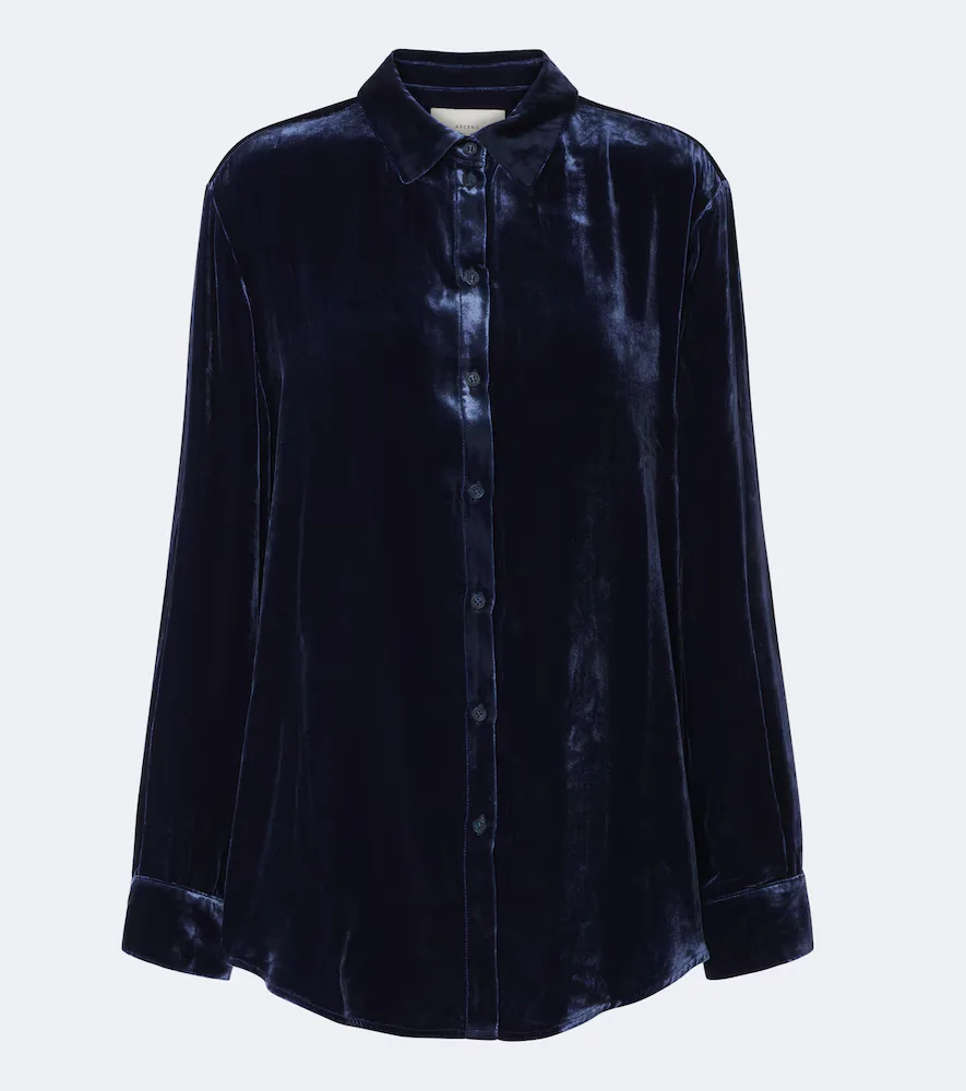 London Velvet Shirt by Asceno