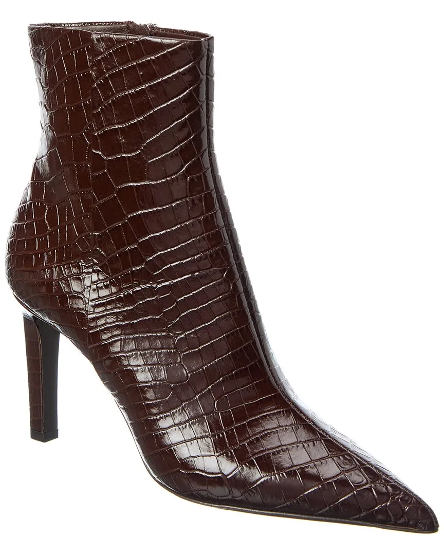 Frankie Ab 85 Croc-Embossed Leather Bootie by Jimmy Choo