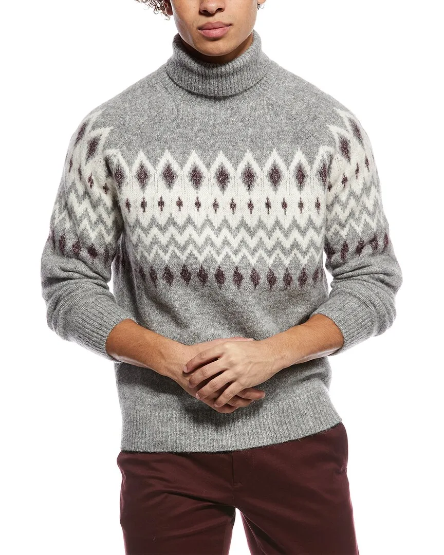 Alpaca & Wool-Blend Turtleneck Sweater by Brunello Cucinelli