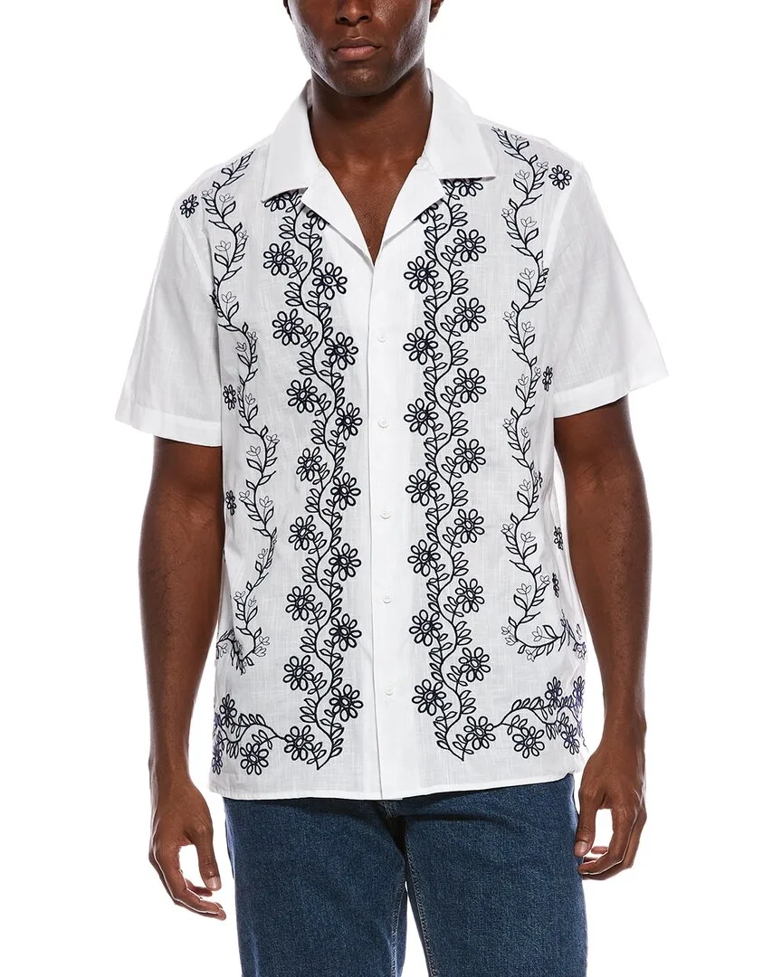 Floral Embroidered Shirt by Karl Lagerfeld
