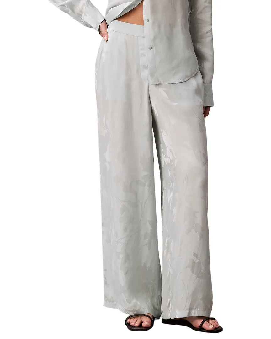 Jacquard Elastic Back Pant by Calvin Klein