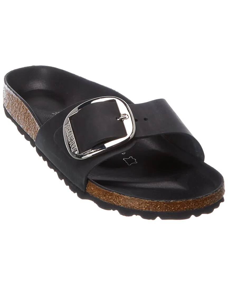 Madrid Big Buckle Leather Sandal by Birkenstock