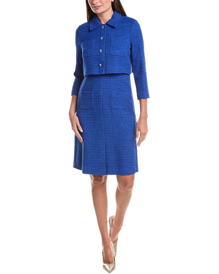 Teri Jon by Rickie Freeman Boucle Sheath Dress by Teri Jon