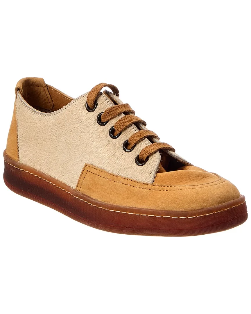 Vaname Leather & Haircalf Sneaker by Arche
