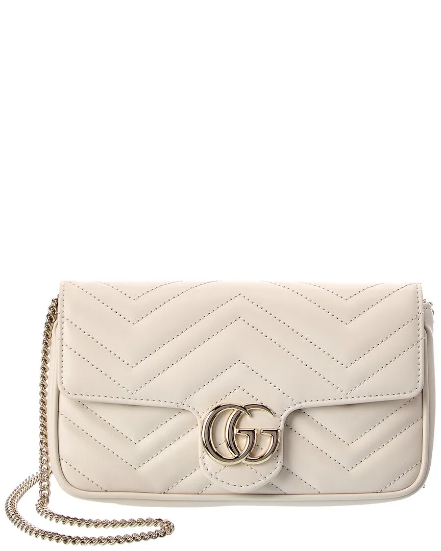 Gg Marmont Small Leather Shoulder Bag by Gucci