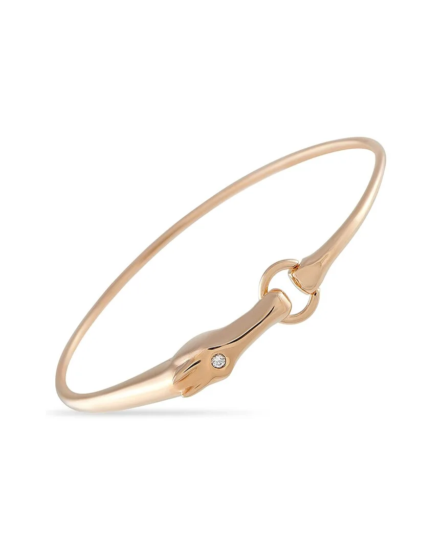 18K Rose Gold 0.03 ct. tw. Diamond Bracelet (authentic Pre-Loved)
