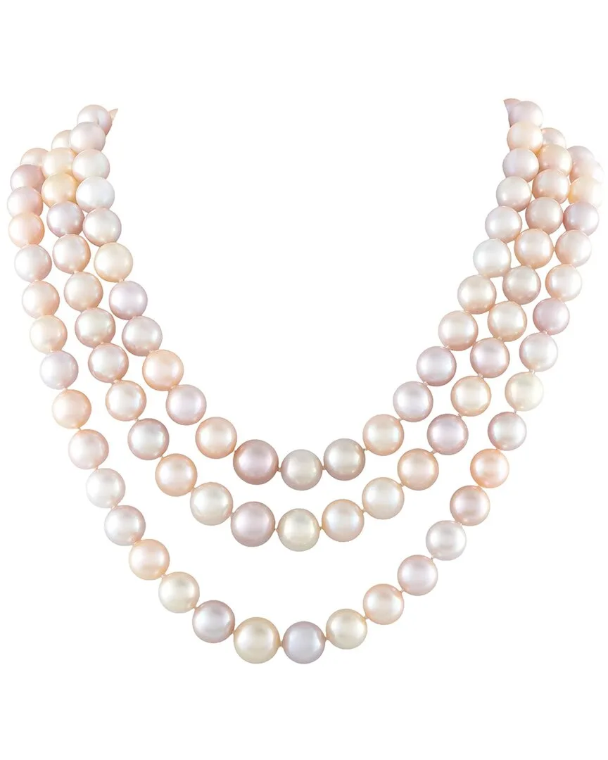18K 0.25 ct. tw. Diamond & Pearl Necklace (authentic Pre-Loved)