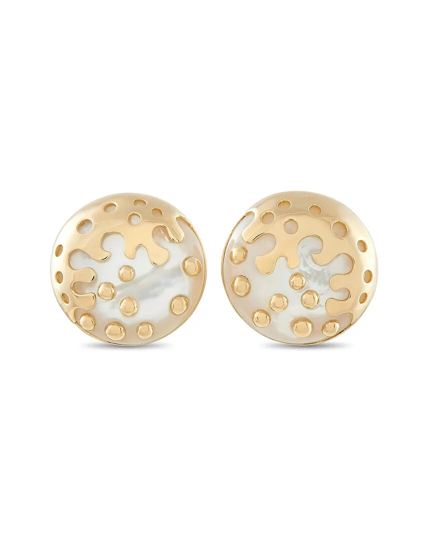 18K Mother of Pearl Clip-On Earring (authentic Pre-Loved) by BVLGARI