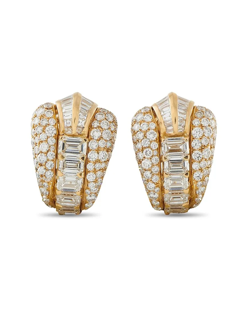18K 12.00 ct. tw. Diamond Earring (authentic Pre-Loved)