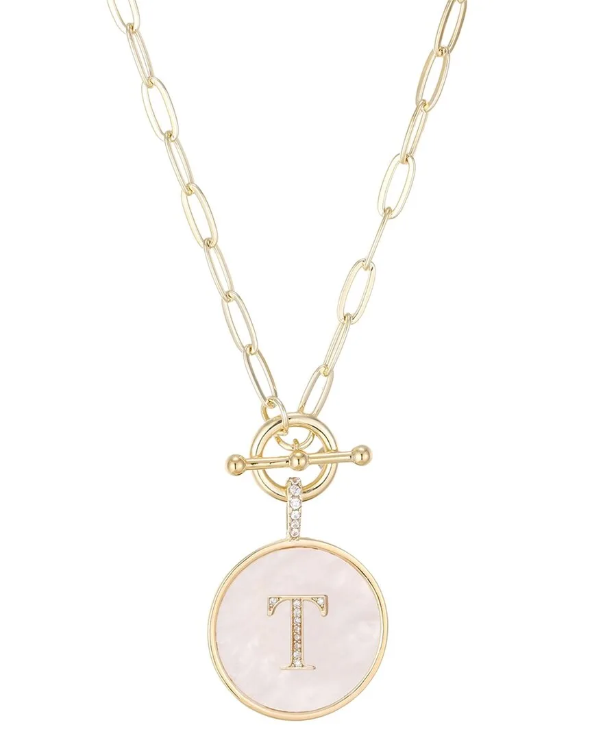 14K Plated Mother-Of-Pearl Necklace