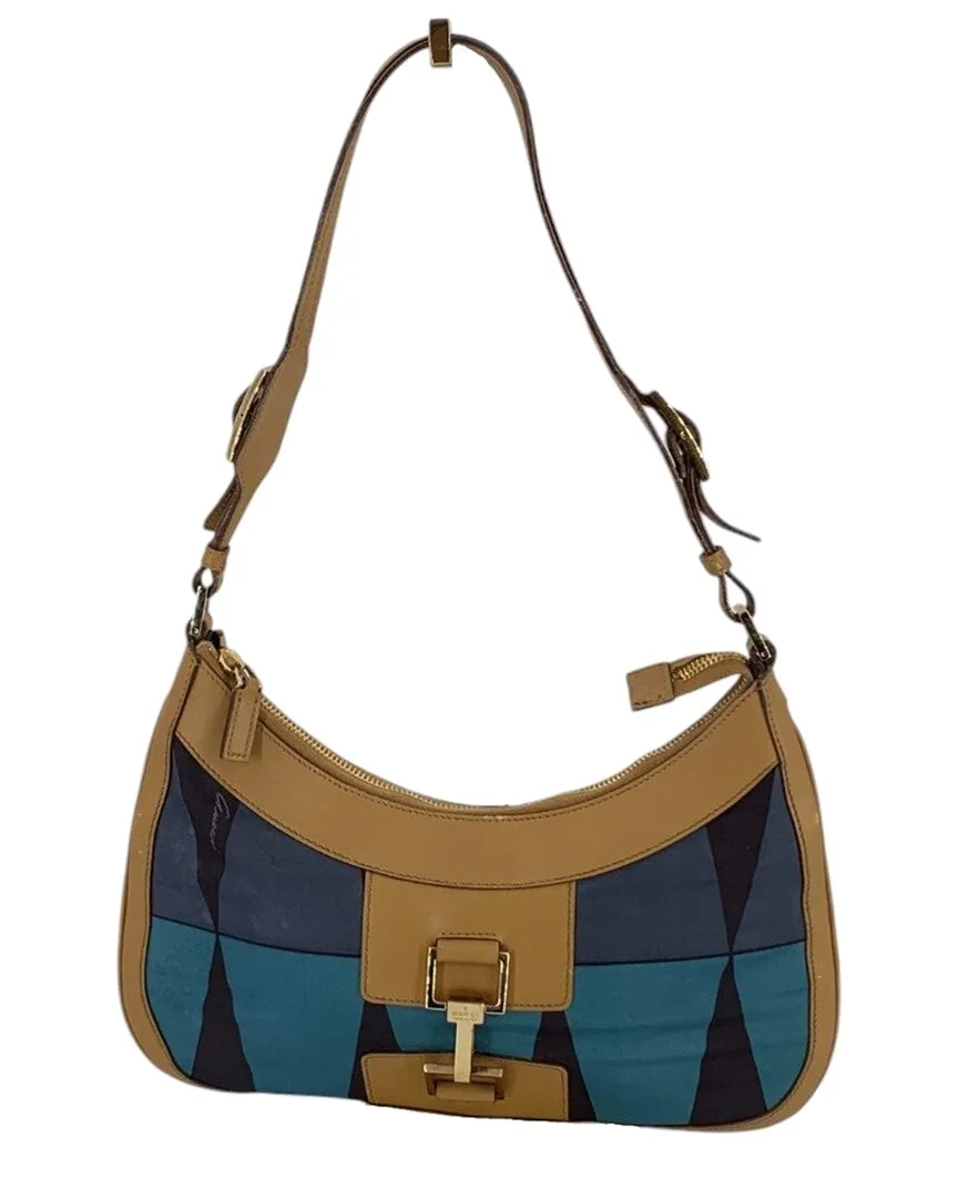 Multicolor Cotton Jackie Hobo (authentic Pre-Loved) by Gucci