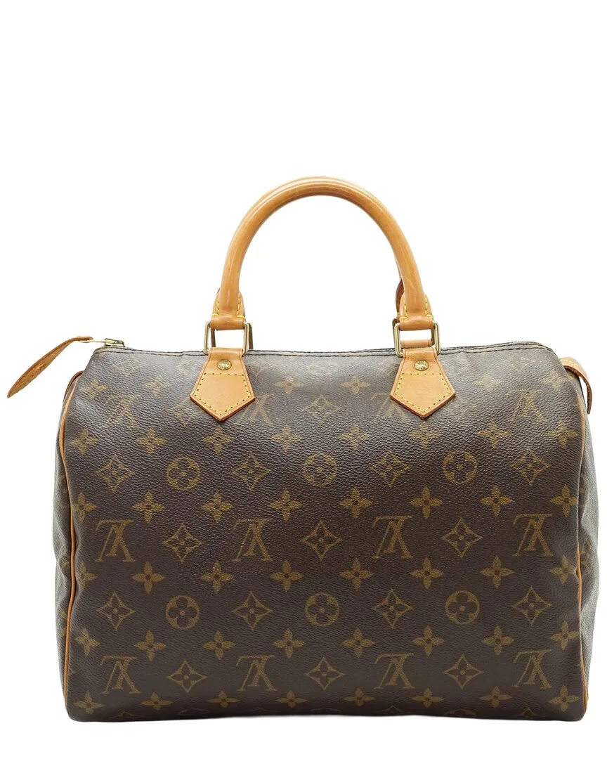 Brown Cotton G Speedy (authentic Pre-Loved) by Louis Vuitton