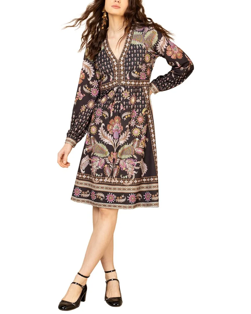 Long Sleeve Kimora Mini Dress by Hale Bob