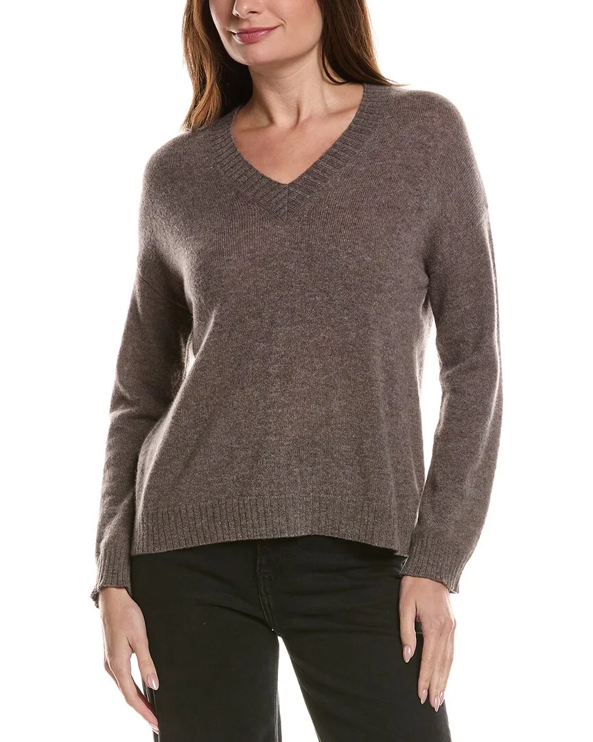 Basic V-Neck 100% Cashmere Sweater