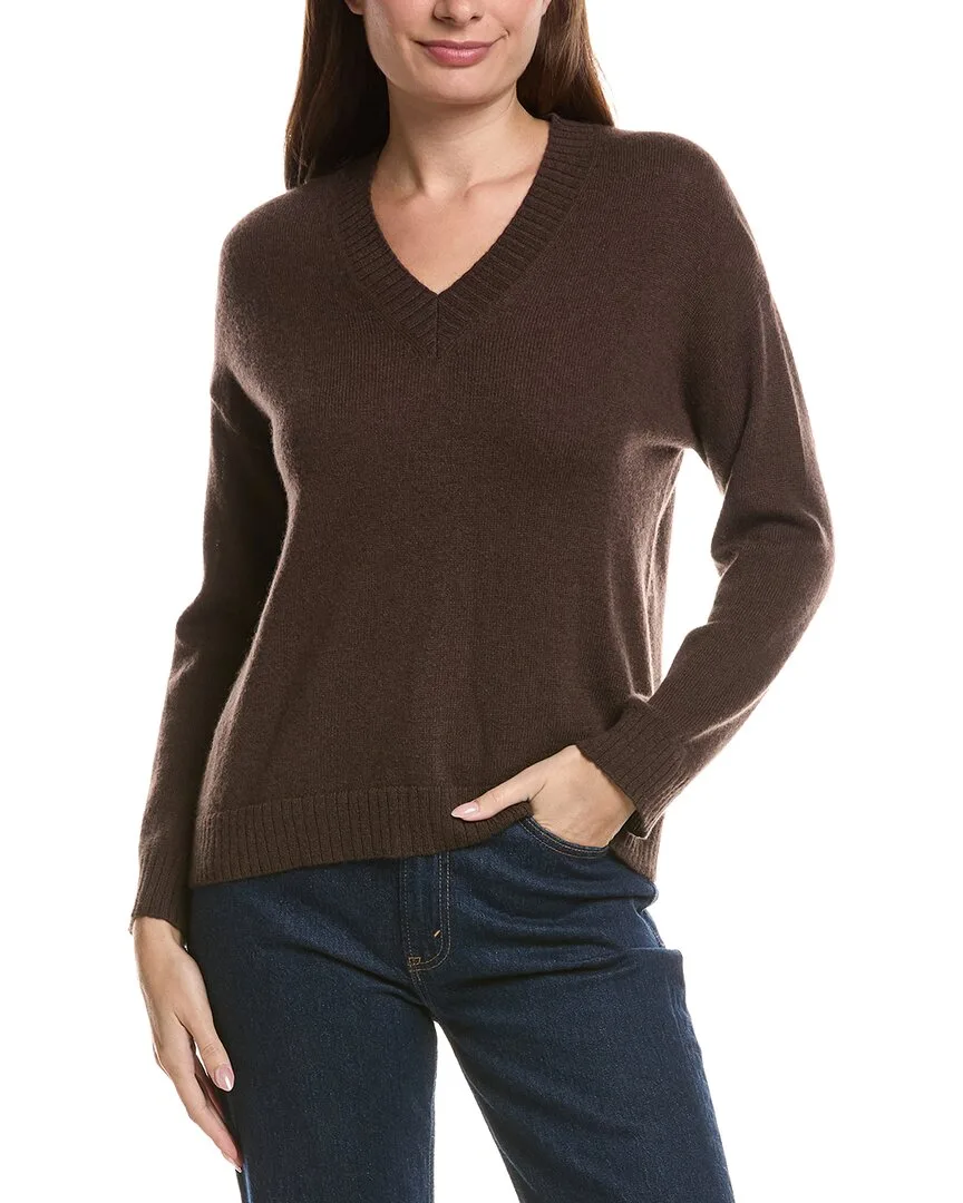 Basic V-Neck 100% Cashmere Sweater