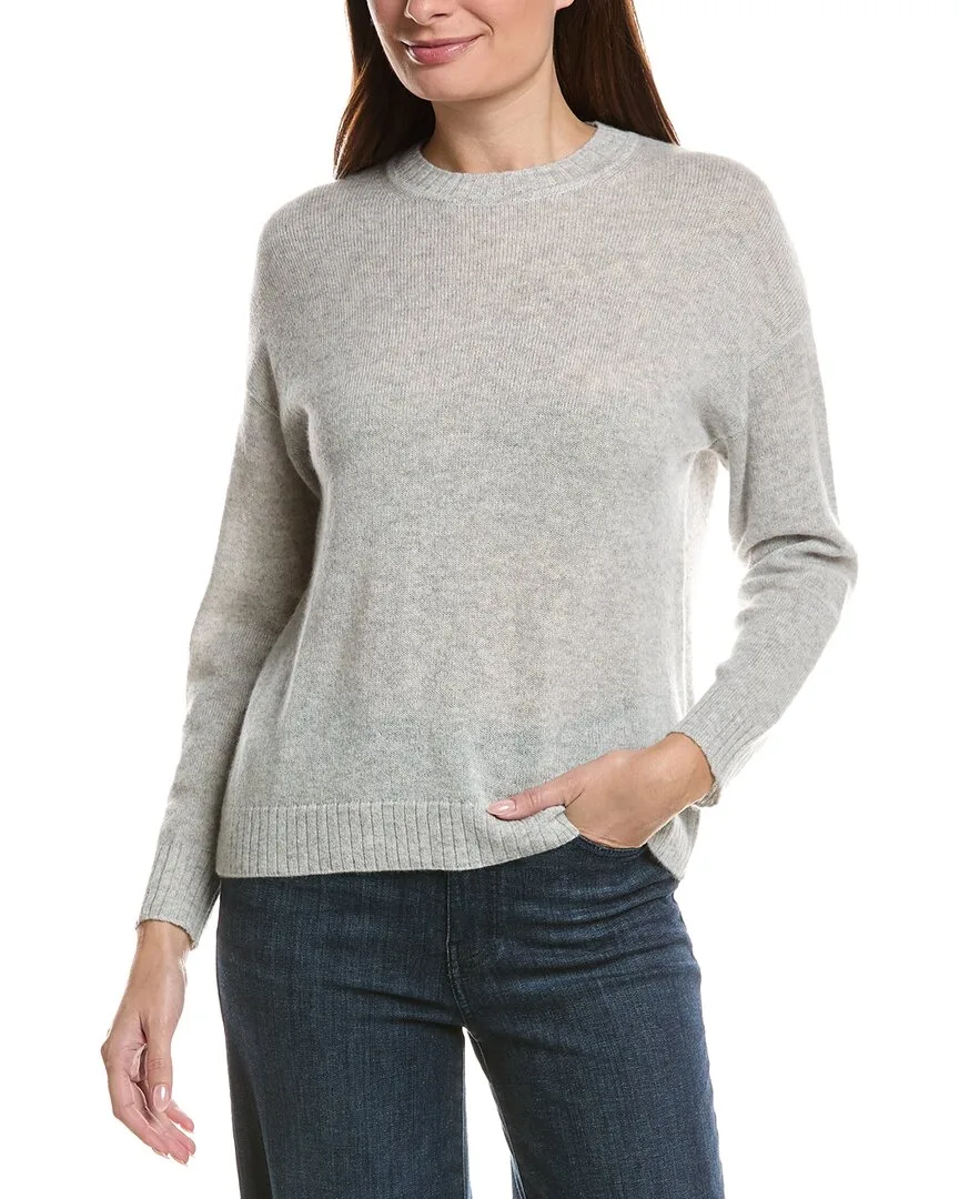 Basic Crewneck 100% Cashmere Sweater by Hannah Rose