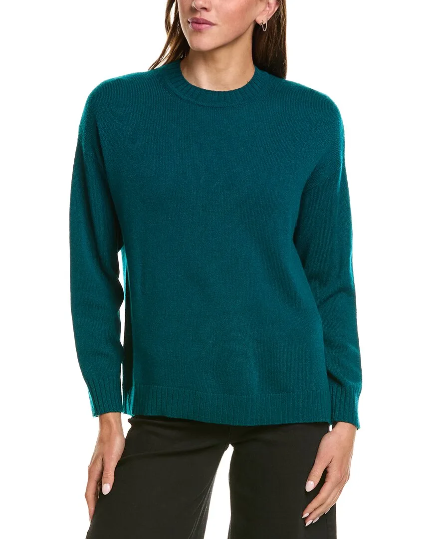 Basic Crewneck 100% Cashmere Sweater by Hannah Rose