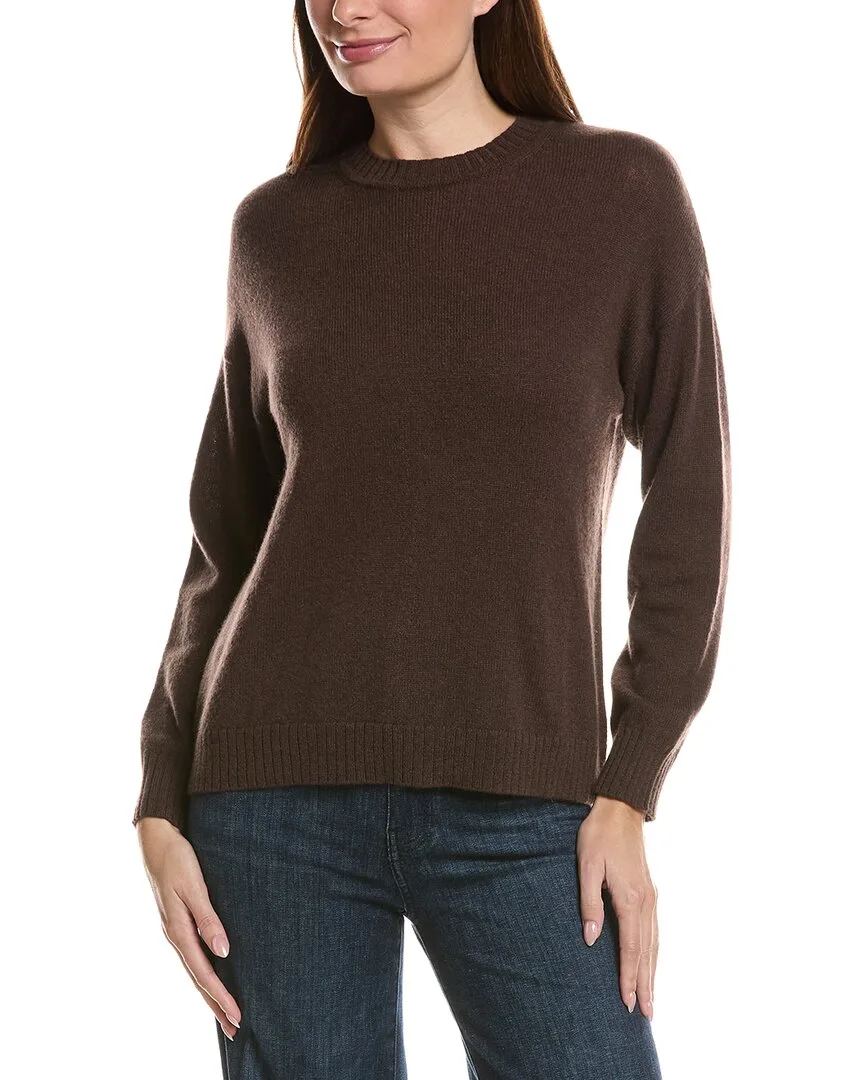 Basic Crewneck 100% Cashmere Sweater by Hannah Rose
