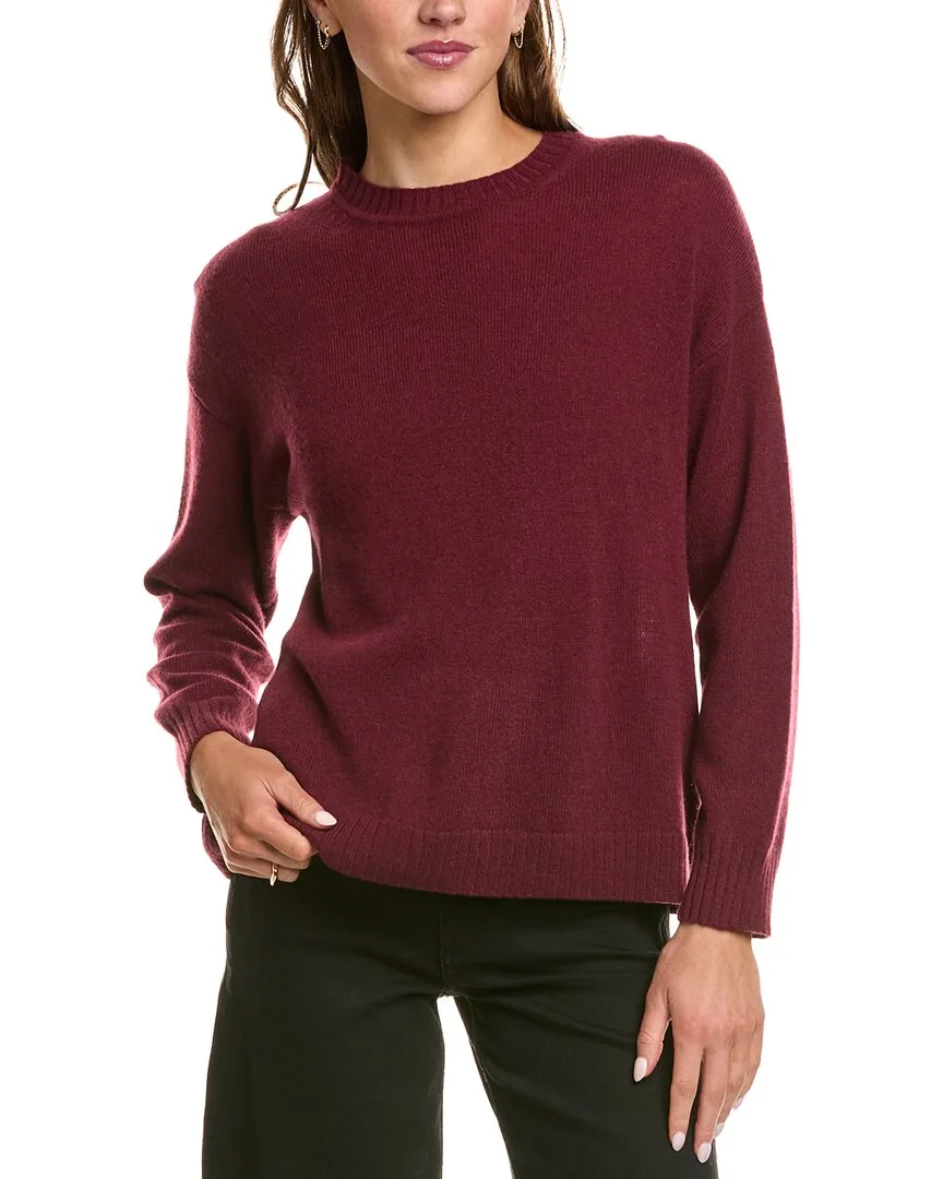 Basic Crewneck 100% Cashmere Sweater by Hannah Rose