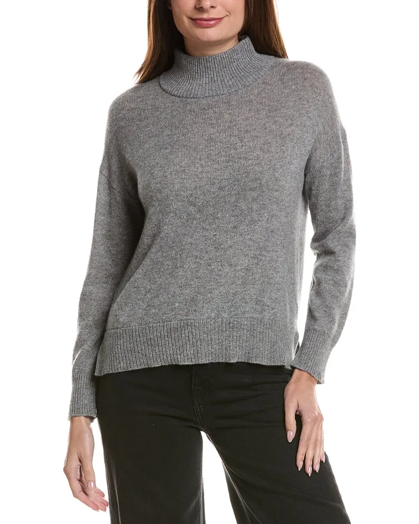 Basic Mock Neck 100% Cashmere Sweater by Hannah Rose