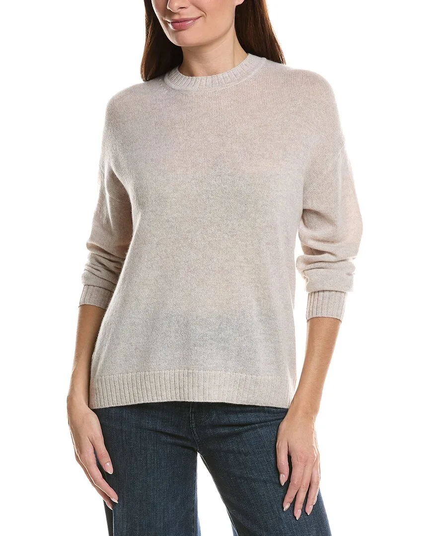 Basic Crewneck 100% Cashmere Sweater by Hannah Rose