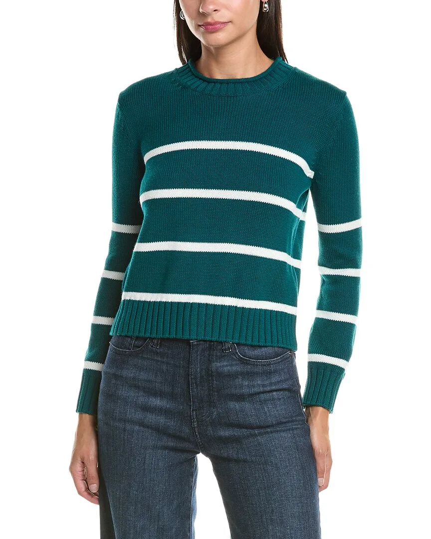 Cashmere-Blend Chunky Striped Sweater