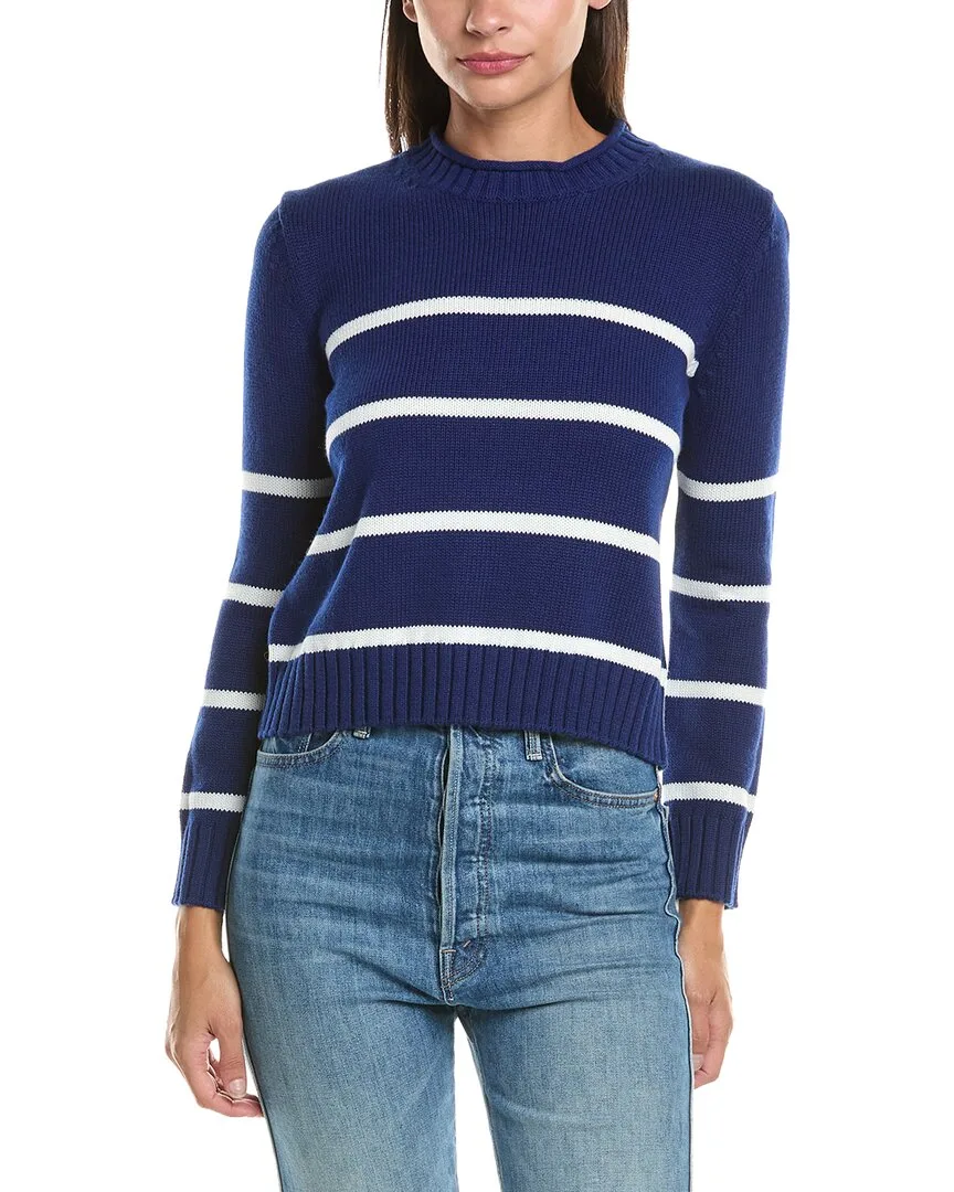 Cashmere-Blend Chunky Striped Sweater