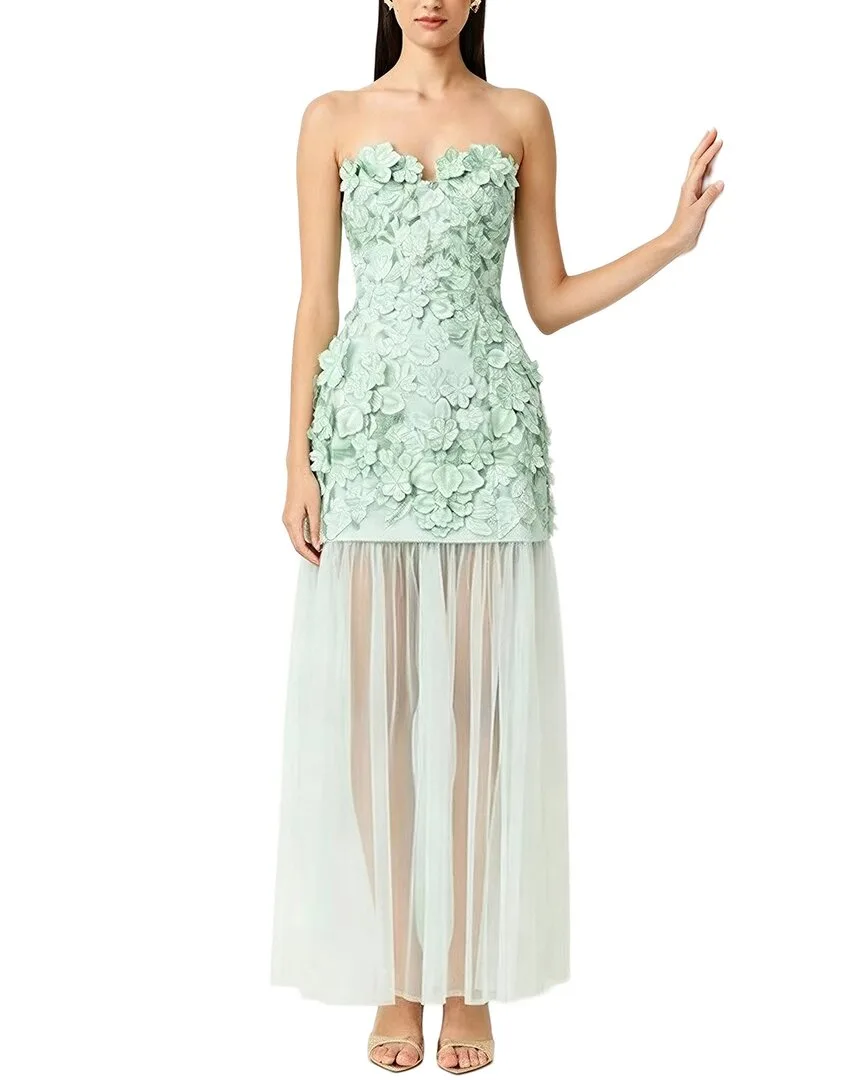 Embellished Maxi Dress by Mira Richi