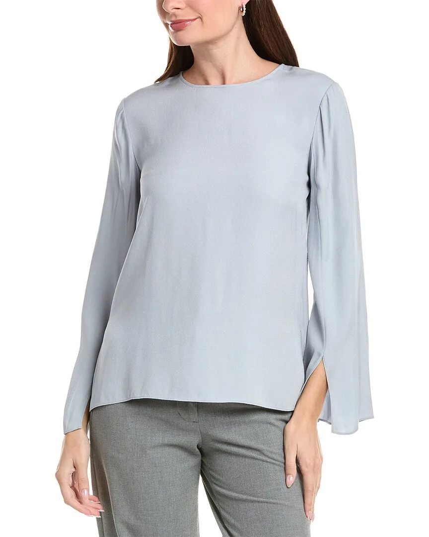 Bell Sleeve Crewneck by Adam Lippes