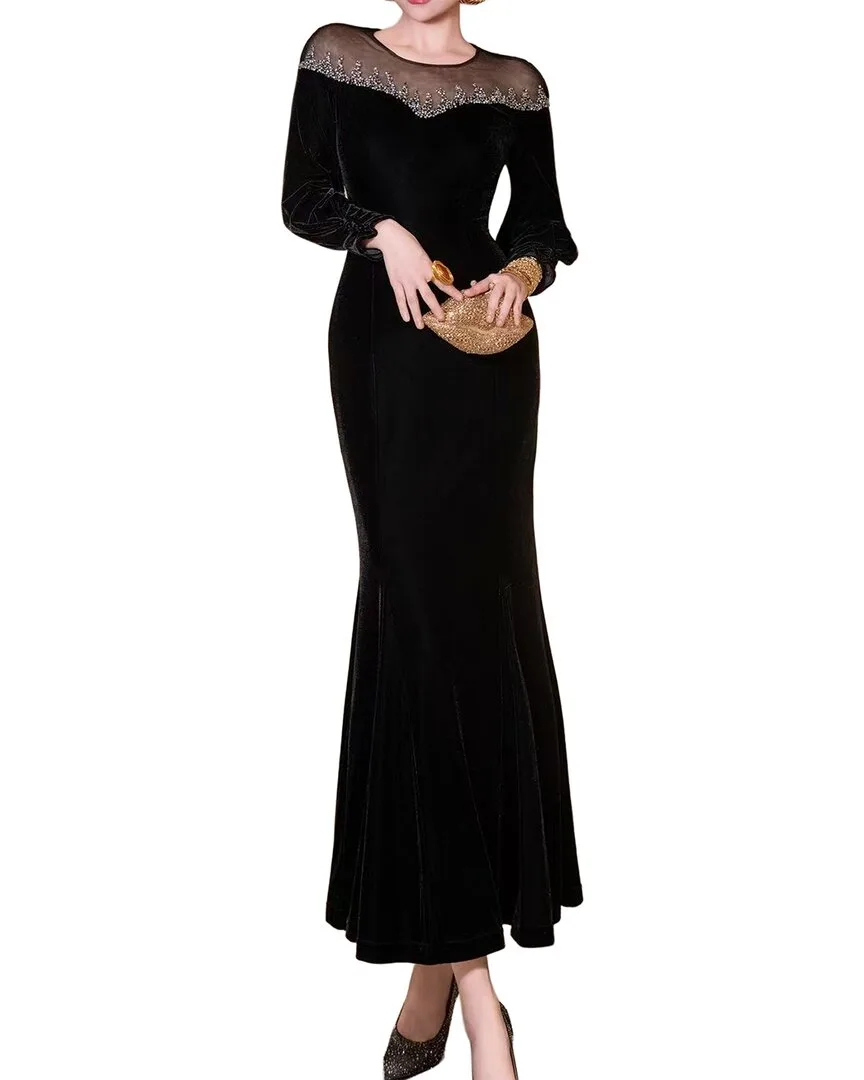 Solid Maxi Dress by Brc by Burryco